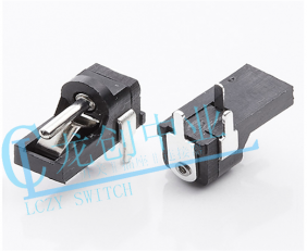 DC POWER JACK 90° DIP pin?1.0mm