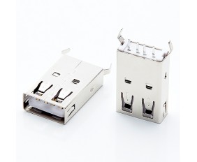 USB A Type Female Conn180°
